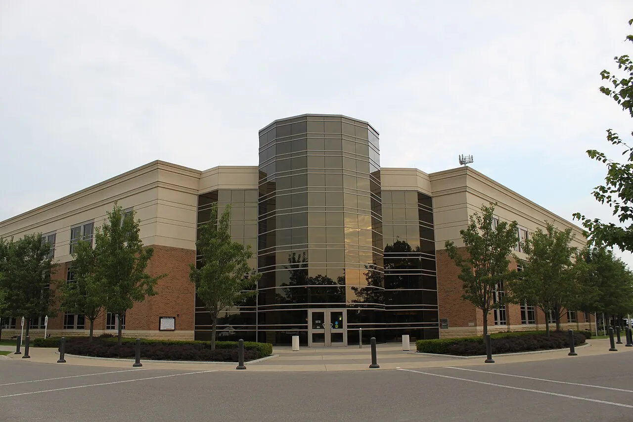 Het gemeentelijk complex van Canton Township in Michigan, de buitenwijk van Detroit waar het incident plaatsvond.