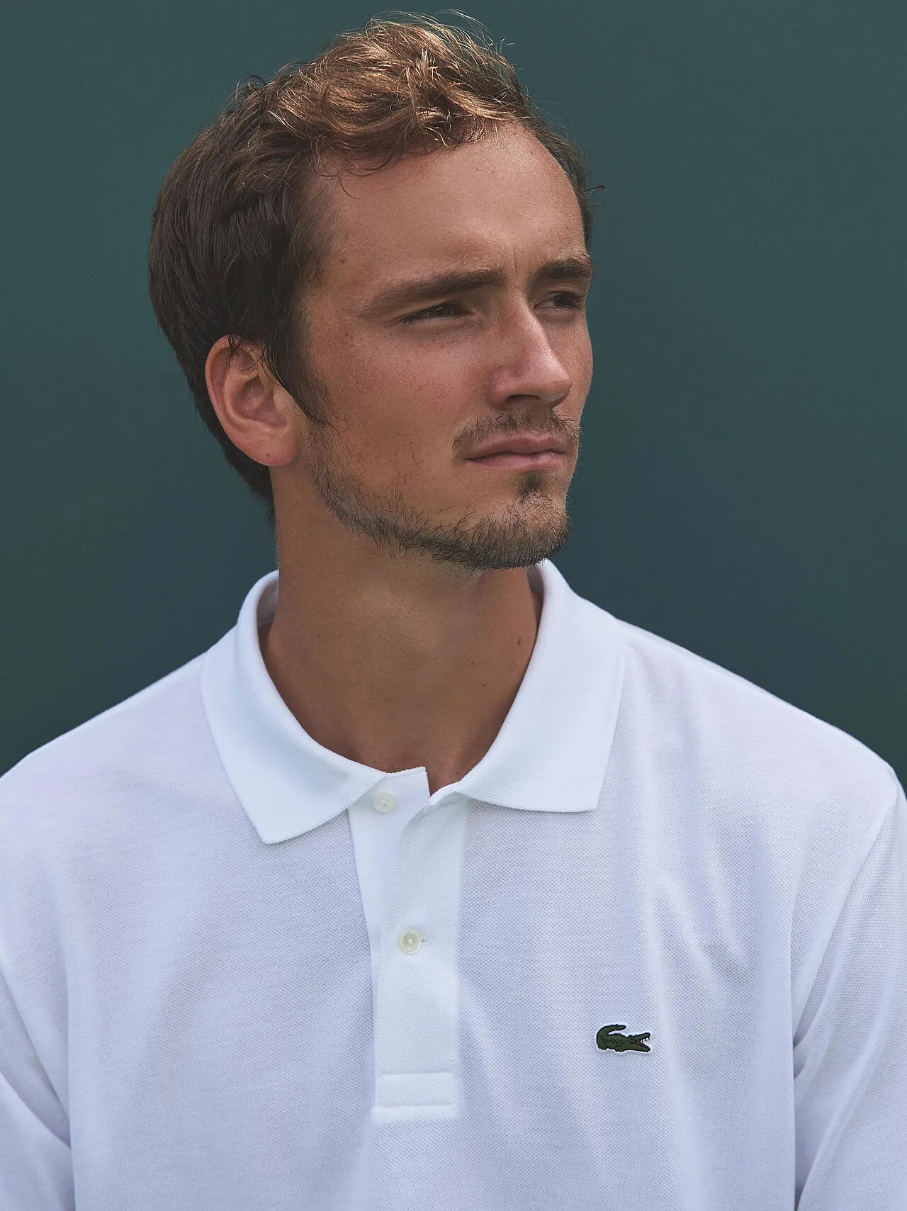 Daniil Medvedev tijdens het tennistoernooi van Miami in 2019