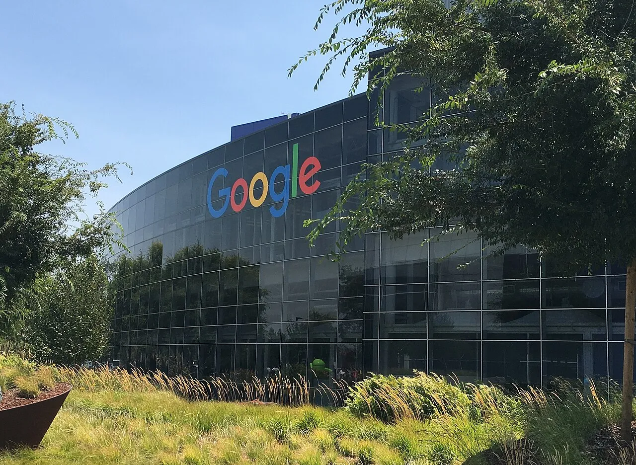 De Googleplex, het hoofdkantoor van Google in Mountain View, Californie