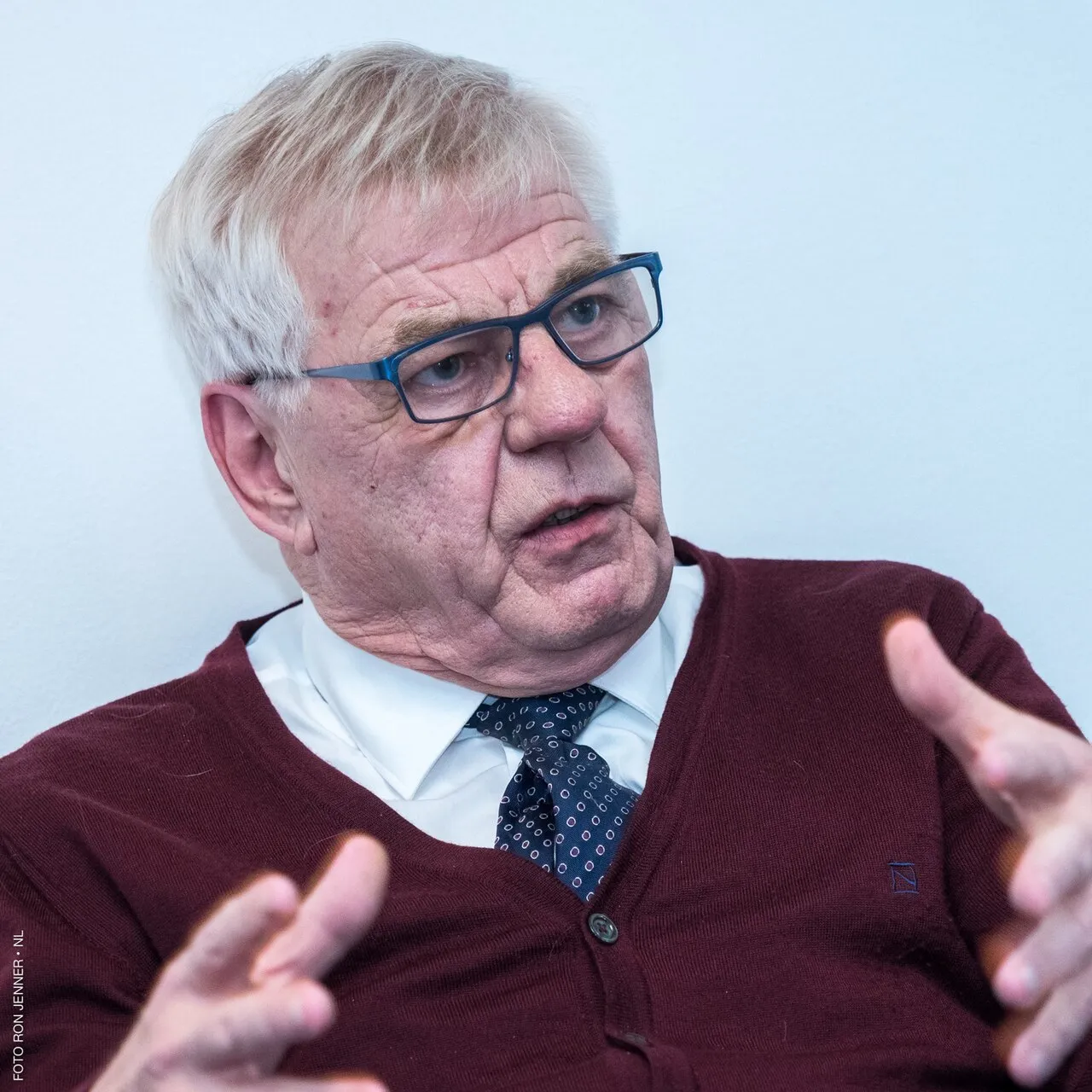 Ondernemer Hennie van der Most, wiens landgoed uit zijn faillissement werd geveild.