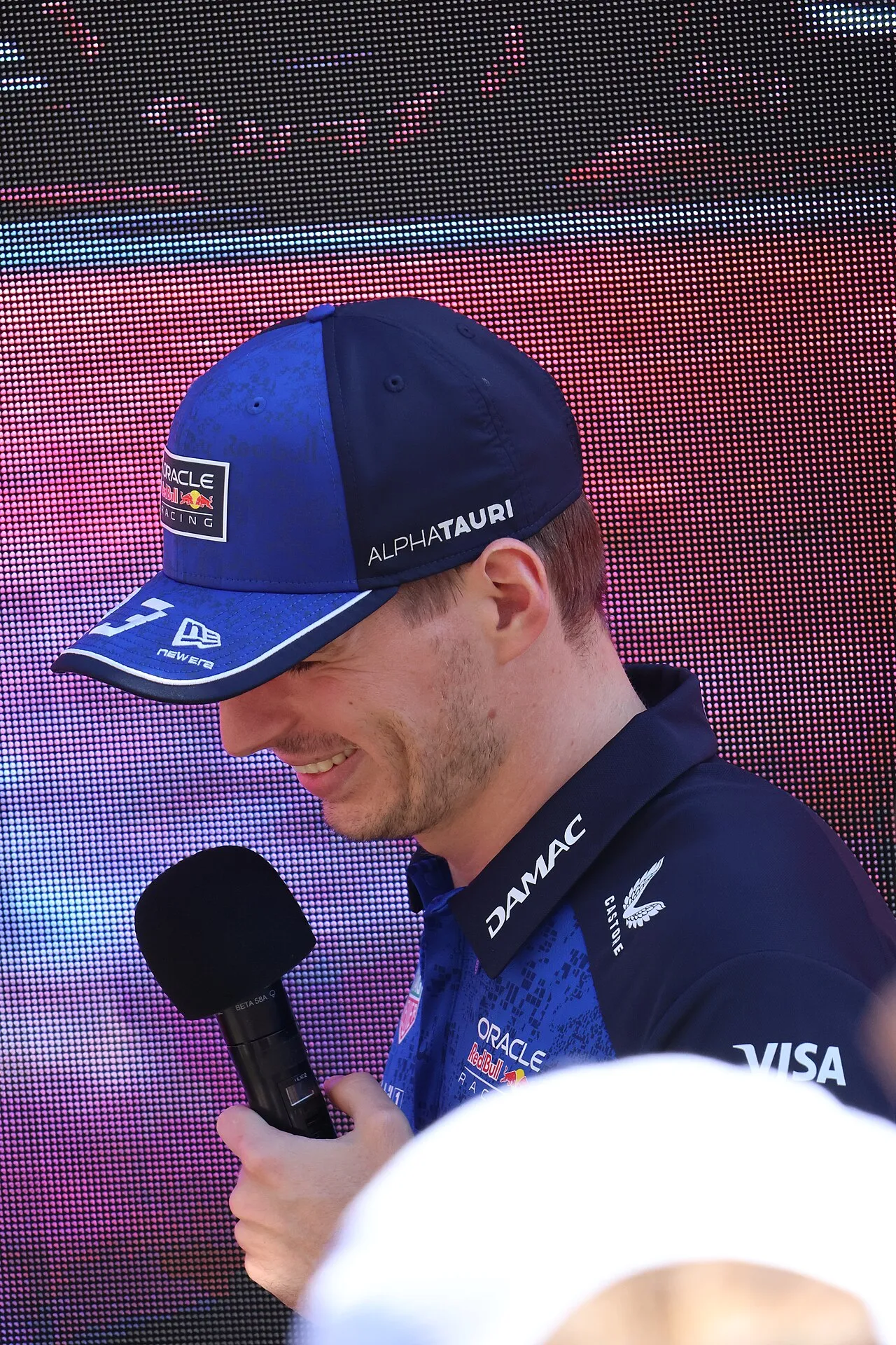 Max Verstappen tijdens een Red Bull-fanevenement in het Formule 1-seizoen 2026.
