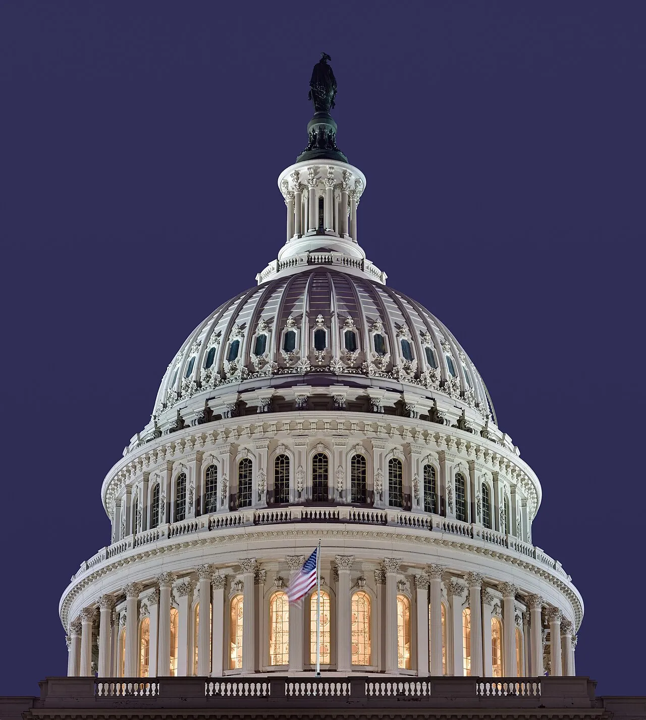De koepel van het Capitool in Washington, waar de Senaat nog moet stemmen over het wetsvoorstel.