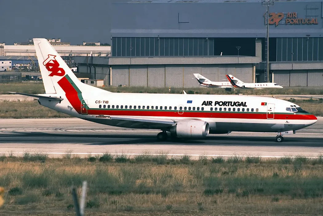 Een Boeing 737-toestel van TAP Air Portugal, de luchtvaartmaatschappij waarover de Lufthansa-deal gaat