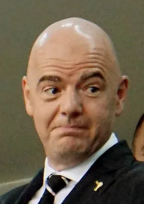 Gianni Infantino, voorzitter van de FIFA, gefotografeerd in 2018.